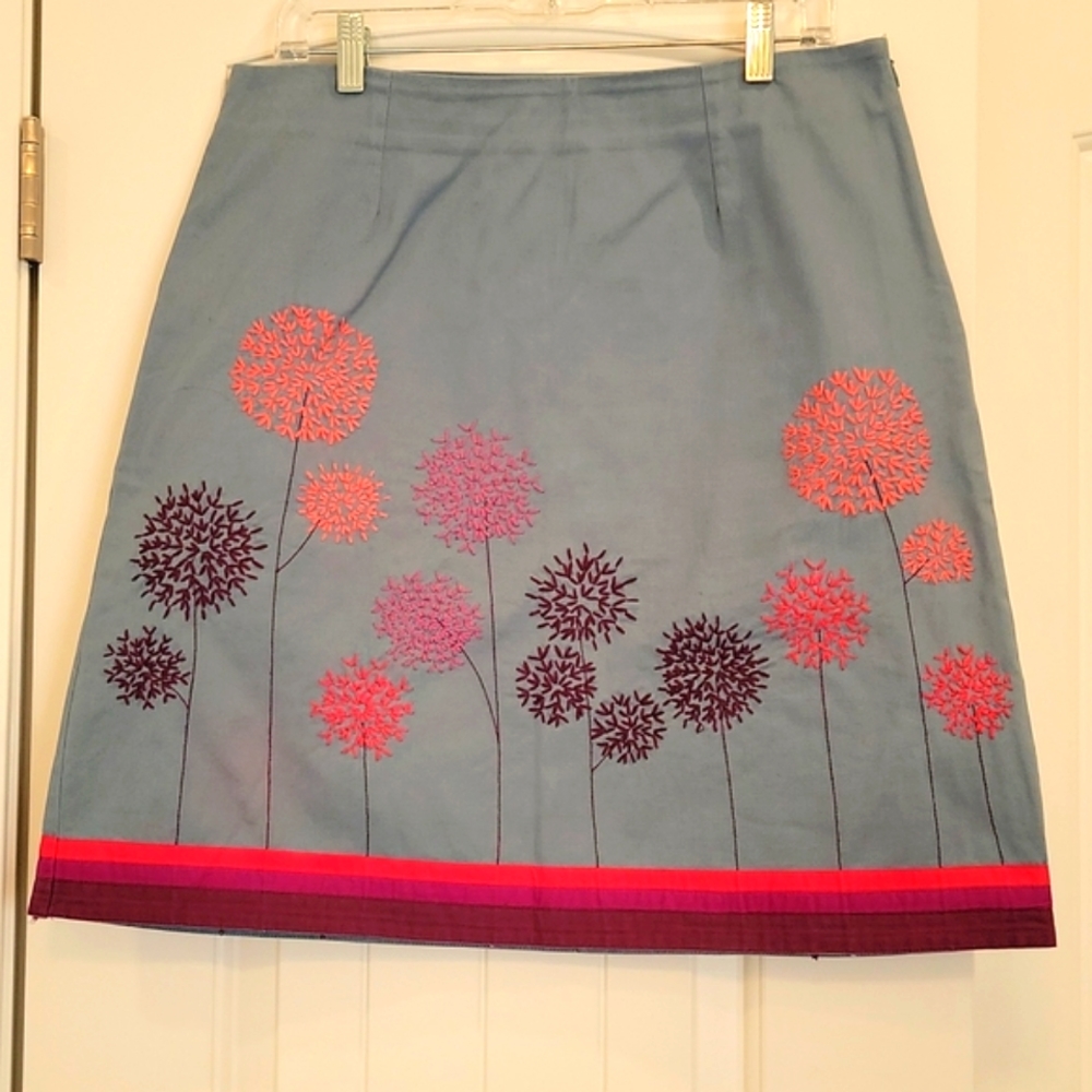Boden embroidered skirt